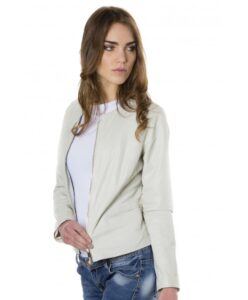 clear ice color lamb leather round neck jacket 2 5