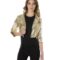 fiamma gold color nappa lamb short leather jacket smooth effect 5