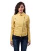 leather jacket perfecto cross zip grey color karim 5