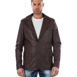 men s leather jacket genuine soft lea 6